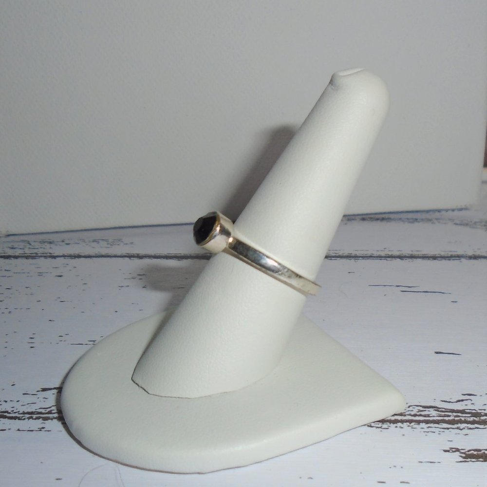 Black Stone Ring - image 2